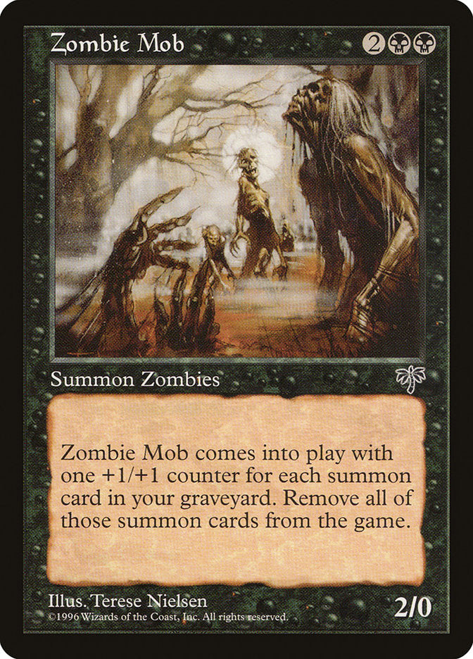 Zombie Mob [Mirage] Magic: The Gathering