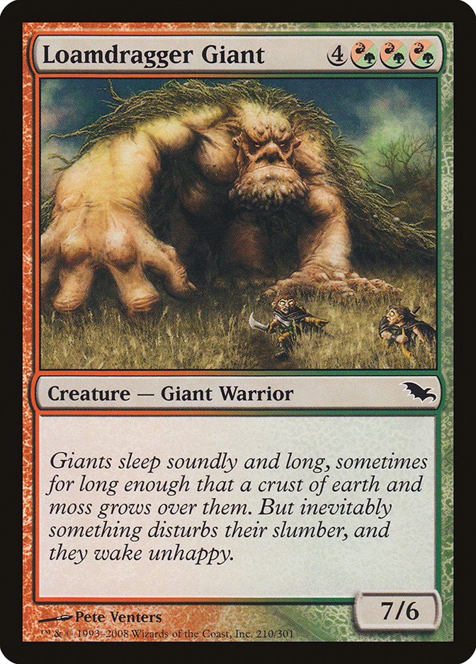 Loamdragger Giant [Shadowmoor] Magic: The Gathering