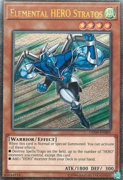 Elemental HERO Stratos [OP09-EN001] Ultimate Rare Yu-Gi-Oh!