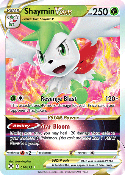 Shaymin VSTAR (014/172) [Sword & Shield: Brilliant Stars] Pokémon