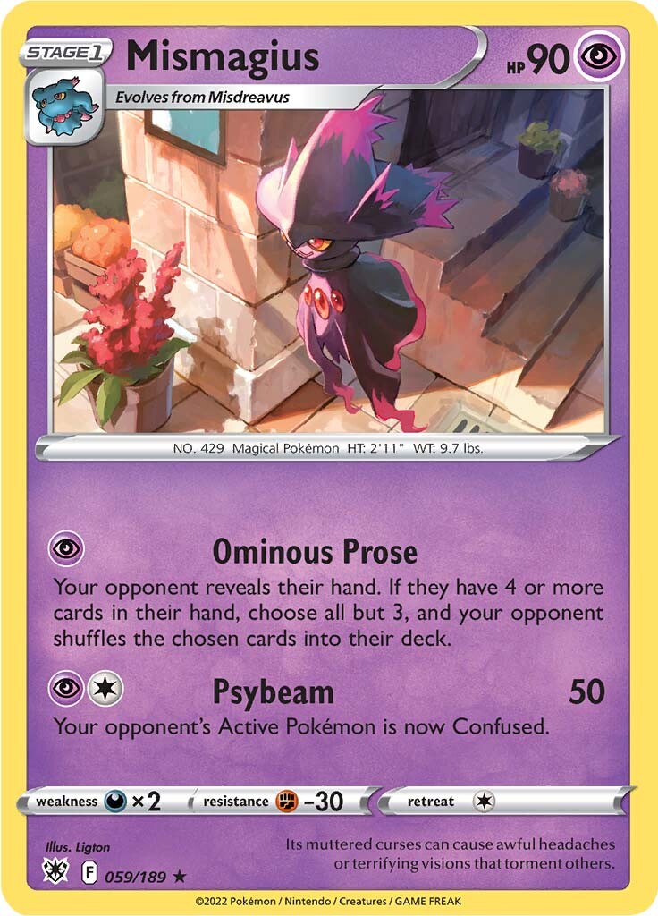 Mismagius (059/189) [Sword & Shield: Astral Radiance] Pokémon