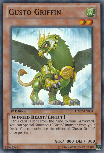 Gusto Griffin [HA07-EN004] Super Rare Yu-Gi-Oh!