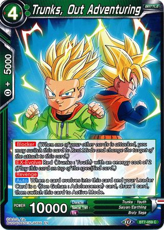 Trunks, Out Adventuring (BT7-059) [Assault of the Saiyans] Dragon Ball Super