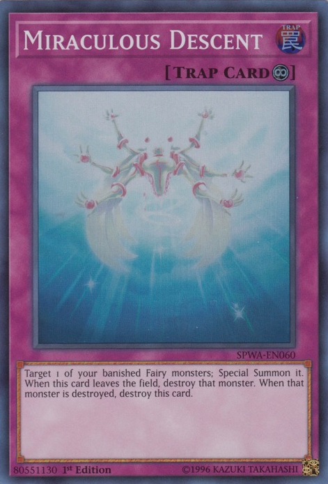 Miraculous Descent [SPWA-EN060] Super Rare Yu-Gi-Oh!