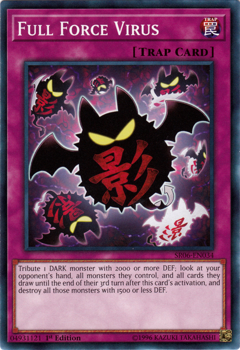 Full Force Virus [SR06-EN034] Common Yu-Gi-Oh!