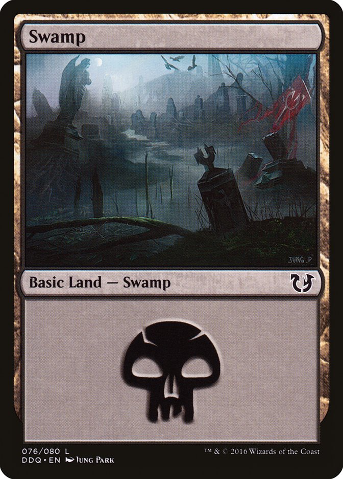 Swamp (76) [Duel Decks: Blessed vs. Cursed] Magic: The Gathering