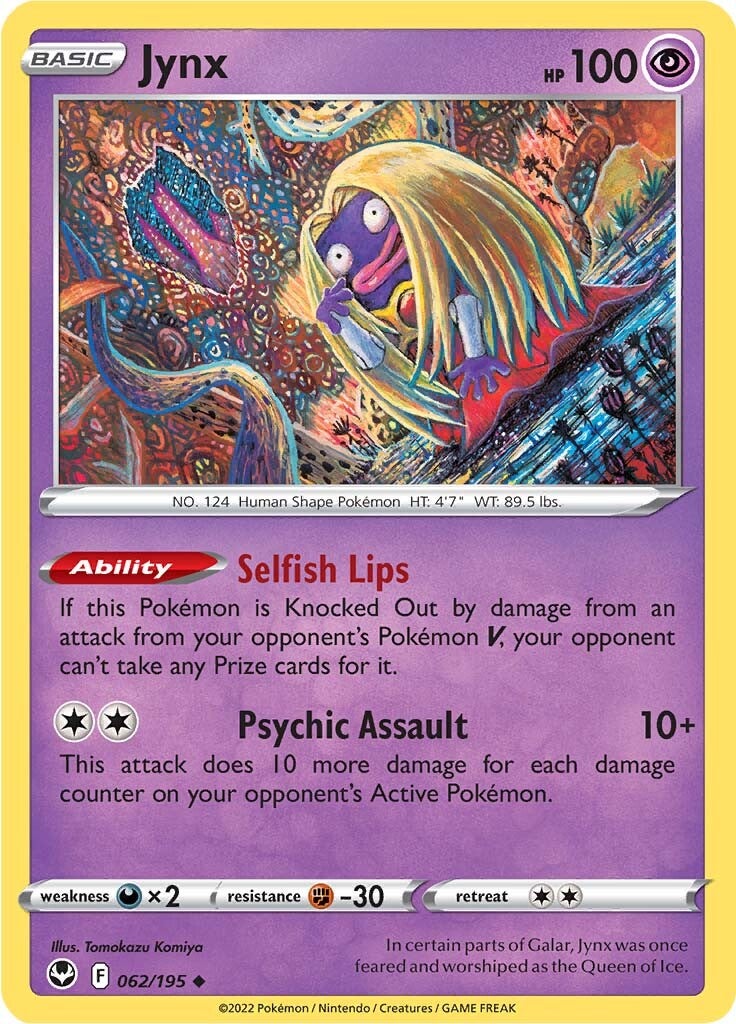 Jynx (062/195) [Sword & Shield: Silver Tempest] Pokémon