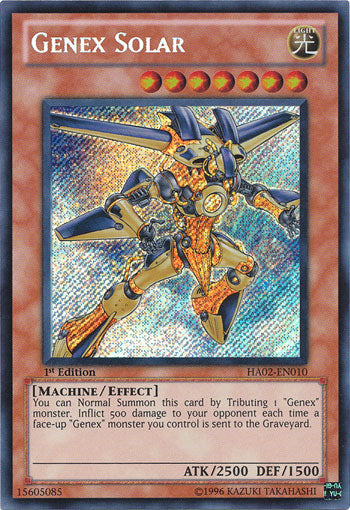 Genex Solar [HA02-EN010] Secret Rare Yu-Gi-Oh!