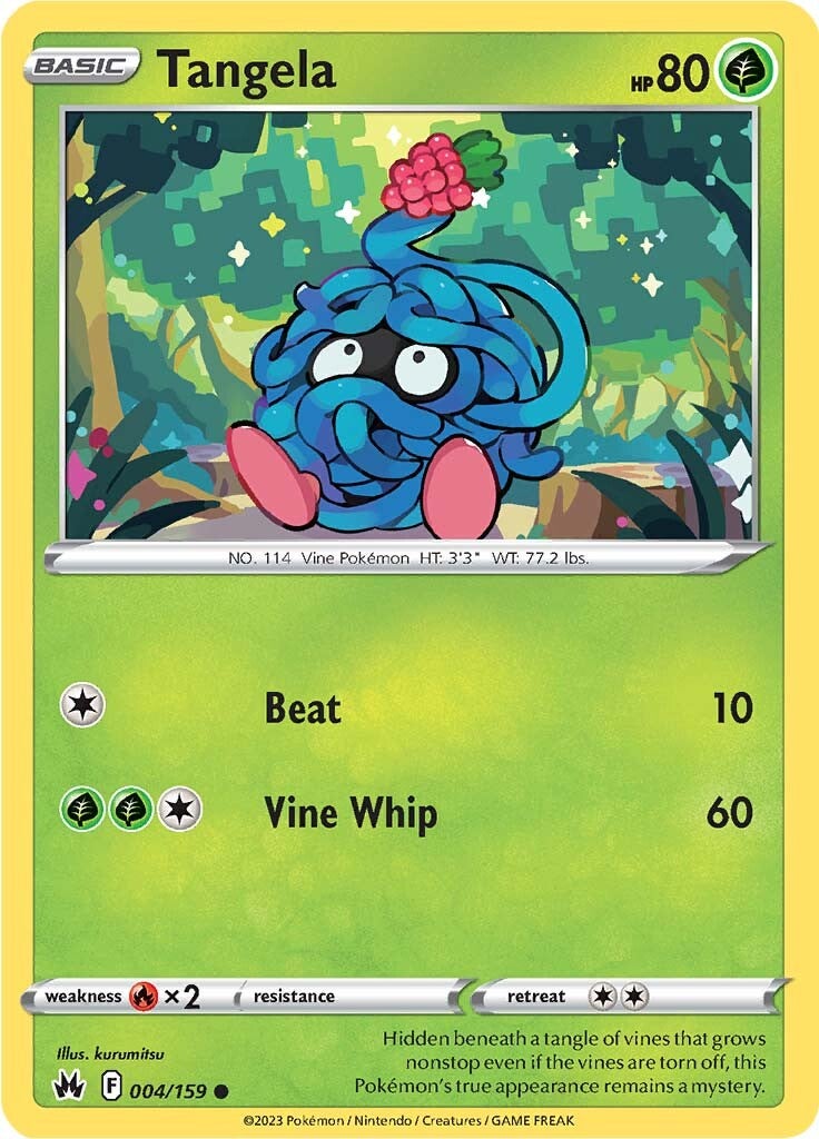 Tangela (004/159) [Sword & Shield: Crown Zenith] Pokémon