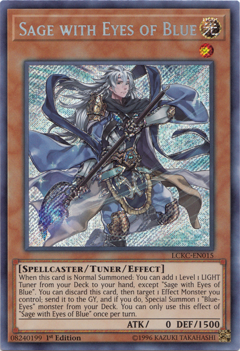 Sage with Eyes of Blue [LCKC-EN015] Secret Rare Yu-Gi-Oh!