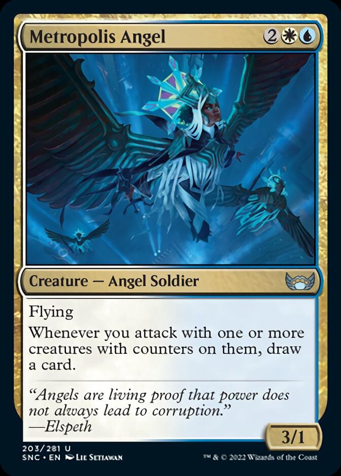 Metropolis Angel [Streets of New Capenna] Magic: The Gathering