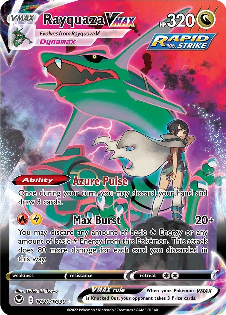 Rayquaza VMAX (TG20/TG30) [Sword & Shield: Silver Tempest] Pokémon