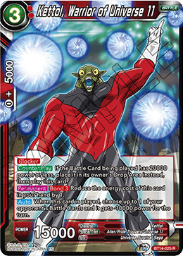 Kettol, Warrior of Universe 11 (BT14-025) [Cross Spirits] Dragon Ball Super