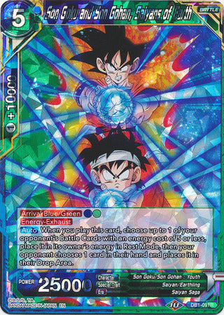 Son Goku and Son Gohan, Saiyans of Earth (DB1-091) [Dragon Brawl] Dragon Ball Super