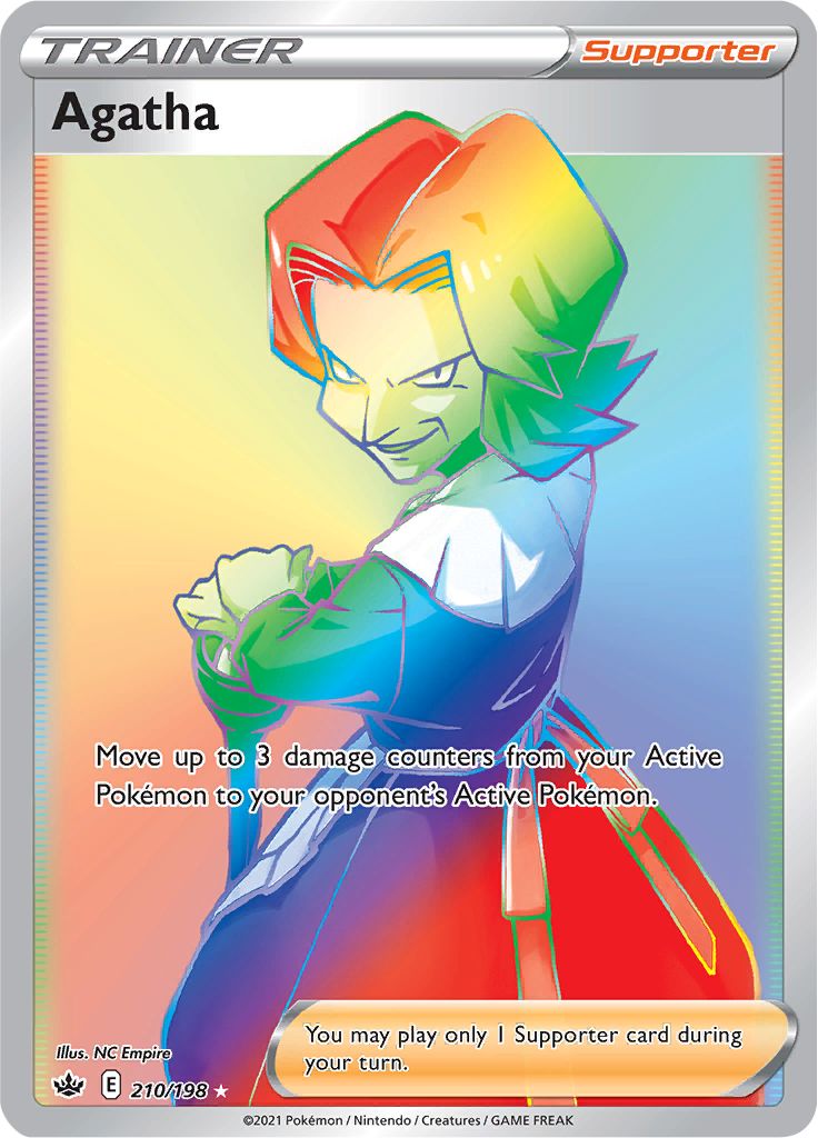 Agatha (210/198) [Sword & Shield: Chilling Reign] Pokémon