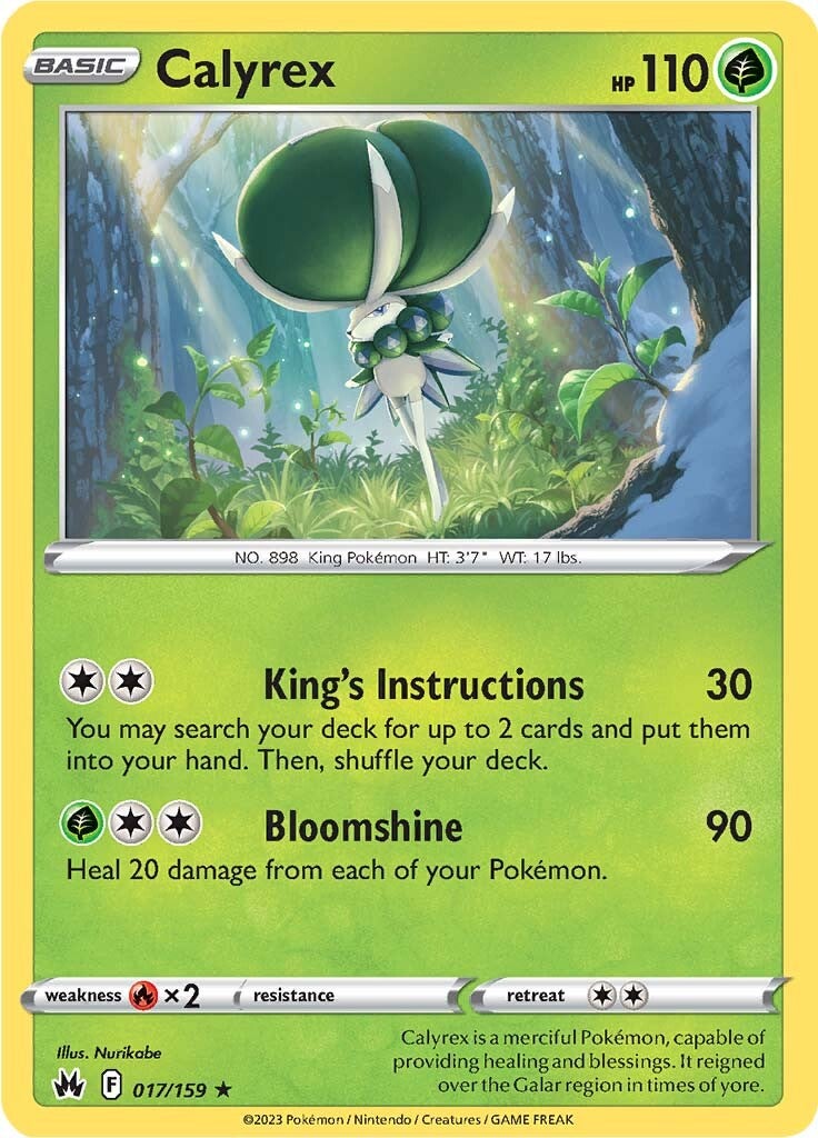 Calyrex (017/159) [Sword & Shield: Crown Zenith] Pokémon