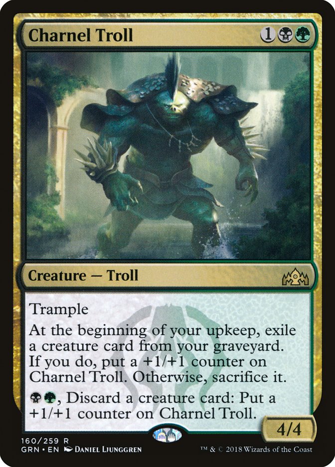 Charnel Troll [Guilds of Ravnica] Magic: The Gathering