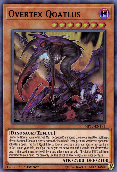 Overtex Qoatlus [MP18-EN194] Super Rare Yu-Gi-Oh!