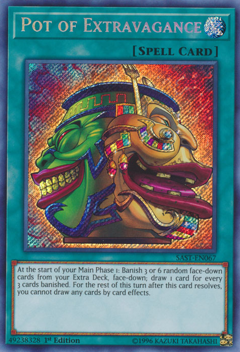 Pot of Extravagance [SAST-EN067] Secret Rare Yu-Gi-Oh!