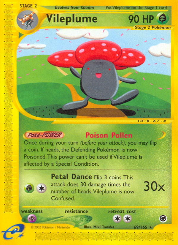 Vileplume (69/165) [Expedition: Base Set] Pokémon