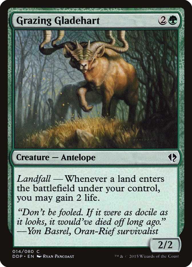 Grazing Gladehart [Duel Decks: Zendikar vs. Eldrazi] Magic: The Gathering