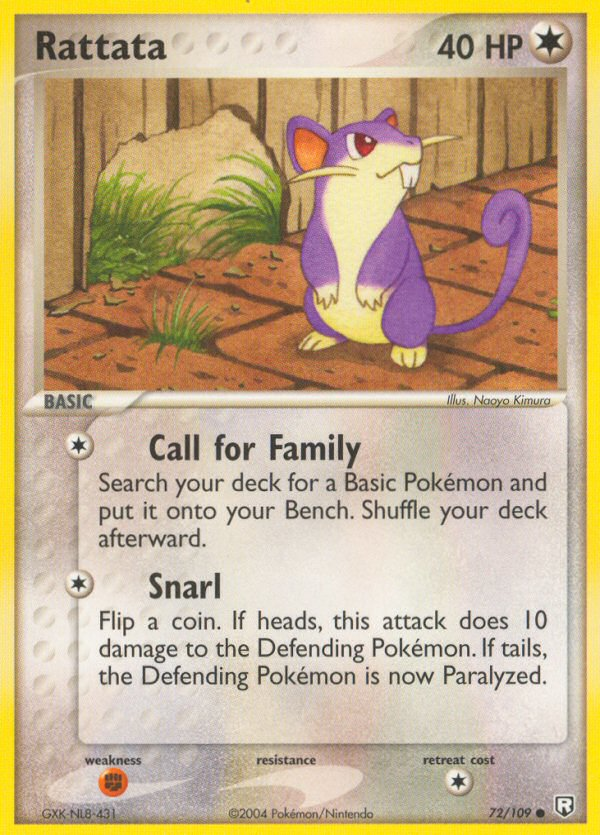 Rattata (72/109) [EX: Team Rocket Returns] Pokémon