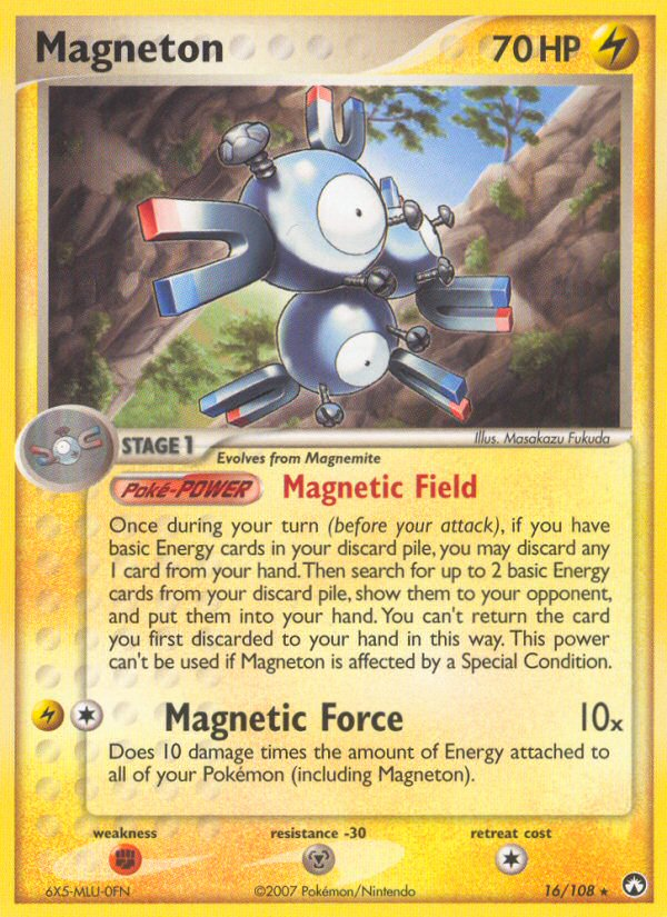 Magneton (16/108) [EX: Power Keepers] Pokémon