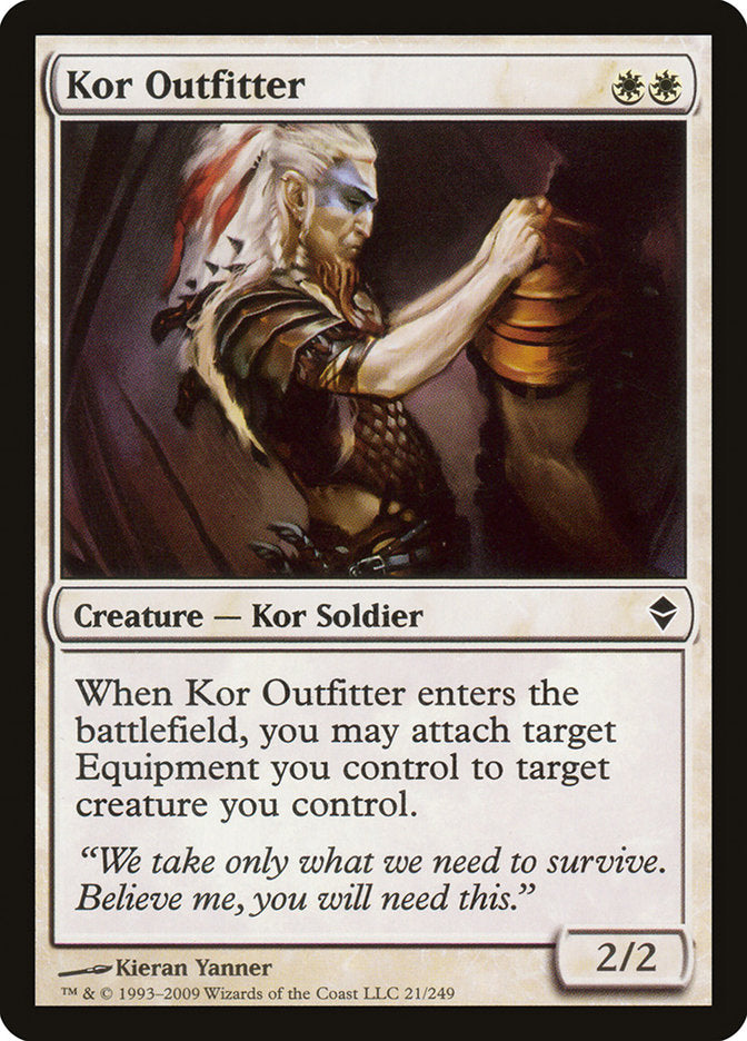 Kor Outfitter [Zendikar] Magic: The Gathering