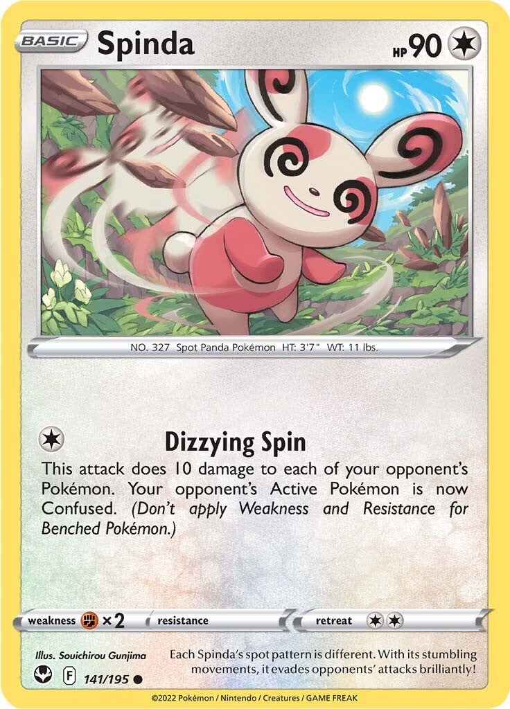 Spinda (141/195) [Sword & Shield: Silver Tempest] Pokémon
