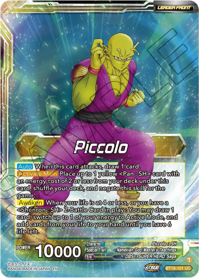 Piccolo // Piccolo, Yet Unseen Power (BT19-101) [Fighter's Ambition] Dragon Ball Super