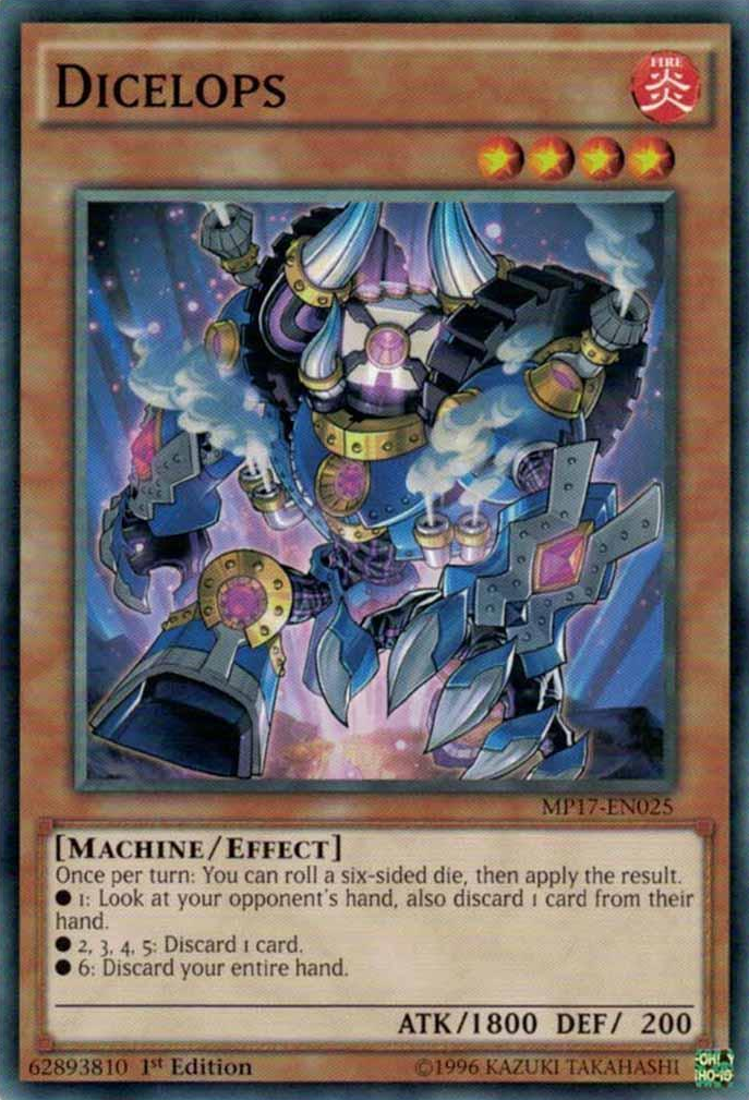 Dicelops [MP17-EN025] Common Yu-Gi-Oh!