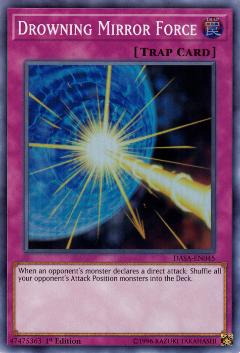 Drowning Mirror Force [DASA-EN045] Super Rare Yu-Gi-Oh!