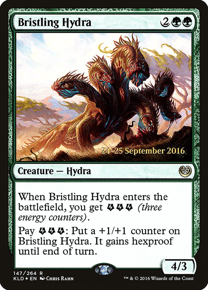 Bristling Hydra [Kaladesh Prerelease Promos] Magic: The Gathering