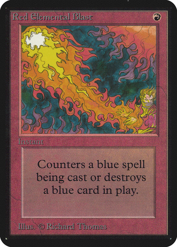 Red Elemental Blast [Alpha Edition] Magic: The Gathering