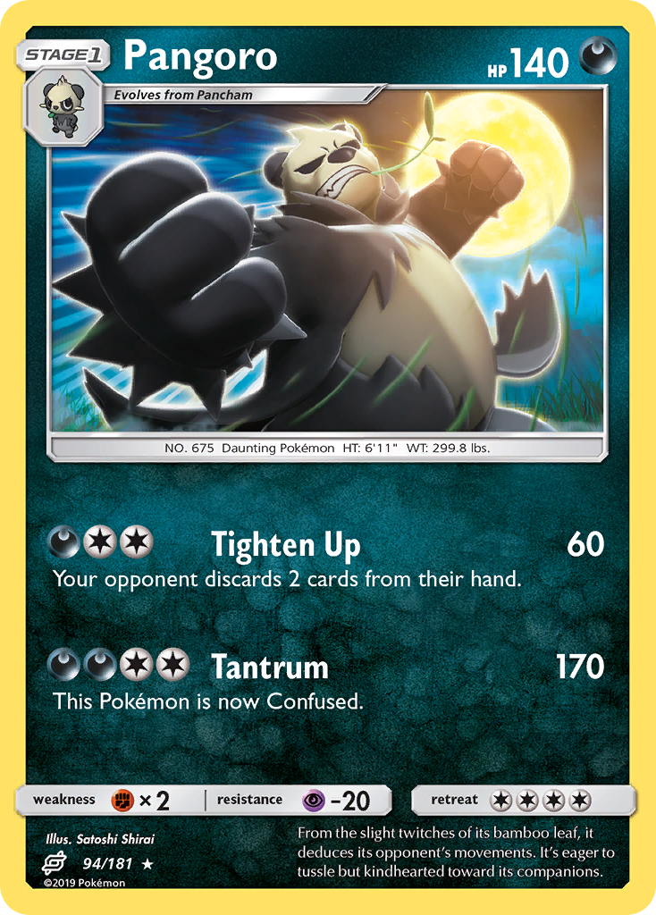 Pangoro (94/181) [Sun & Moon: Team Up] Pokémon