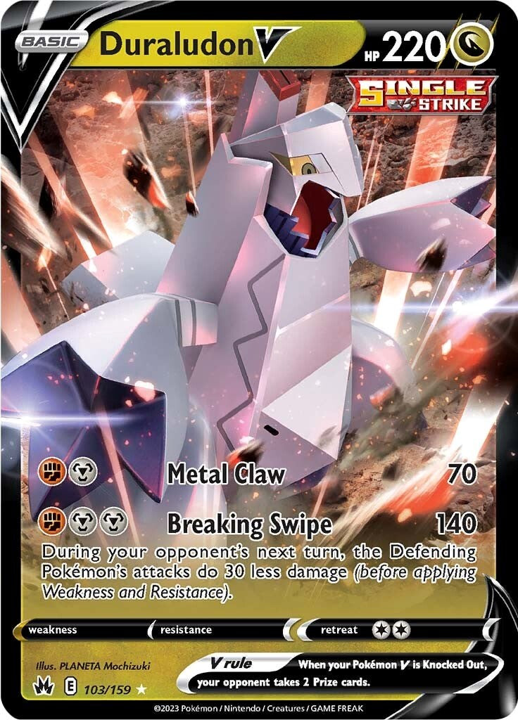 Duraludon V (103/159) [Sword & Shield: Crown Zenith] Pokémon