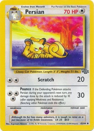 Persian (42/64) [Jungle Unlimited] Pokémon