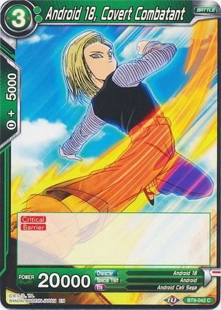 Android 18, Covert Combatant (BT9-042) [Universal Onslaught] Dragon Ball Super