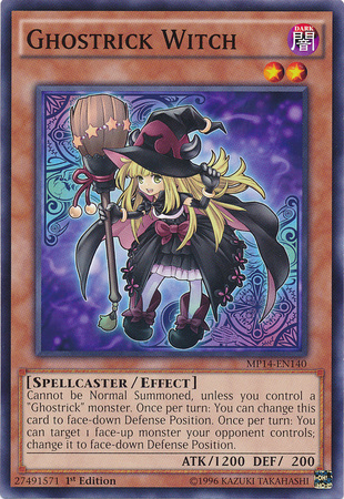 Ghostrick Witch [MP14-EN140] Common Yu-Gi-Oh!