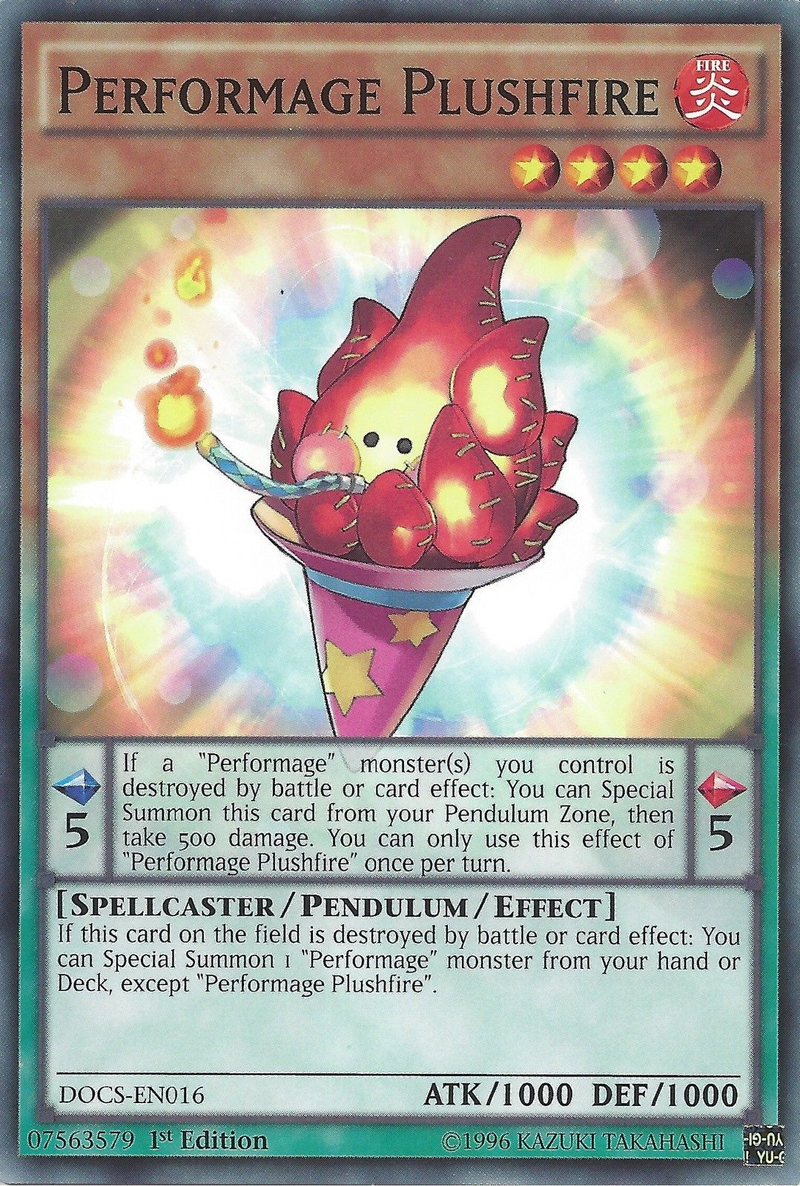 Performage Plushfire [DOCS-EN016] Common Yu-Gi-Oh!