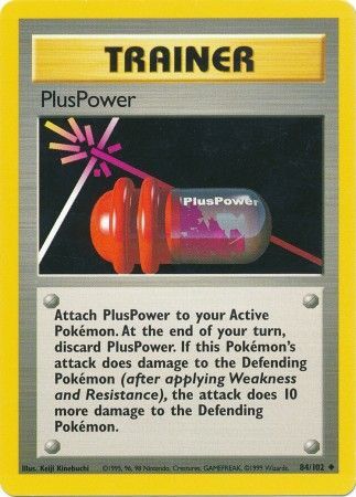 PlusPower (84/102) [Base Set Unlimited] Pokémon