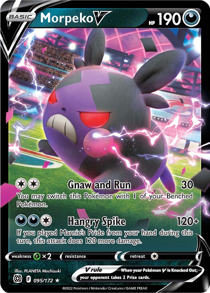 Morpeko V (095/172) [Sword & Shield: Brilliant Stars] Pokémon