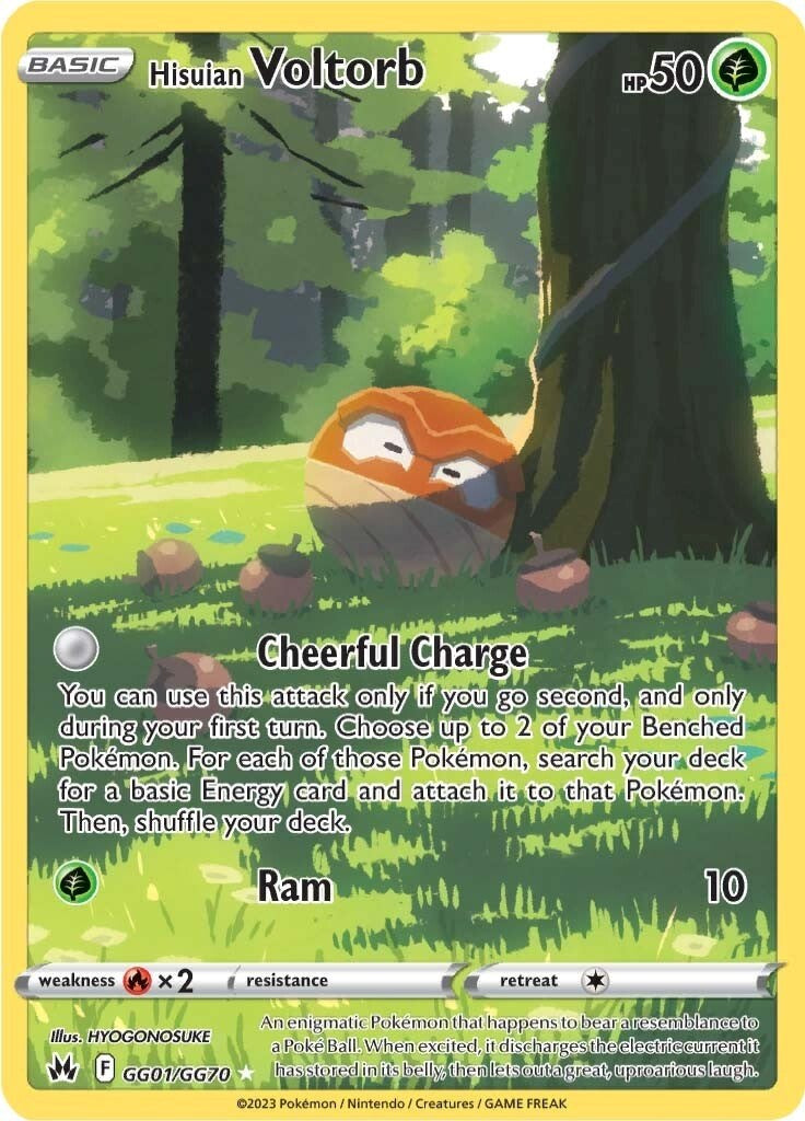 Hisuian Voltorb (GG01/GG70) [Sword & Shield: Crown Zenith] Pokémon