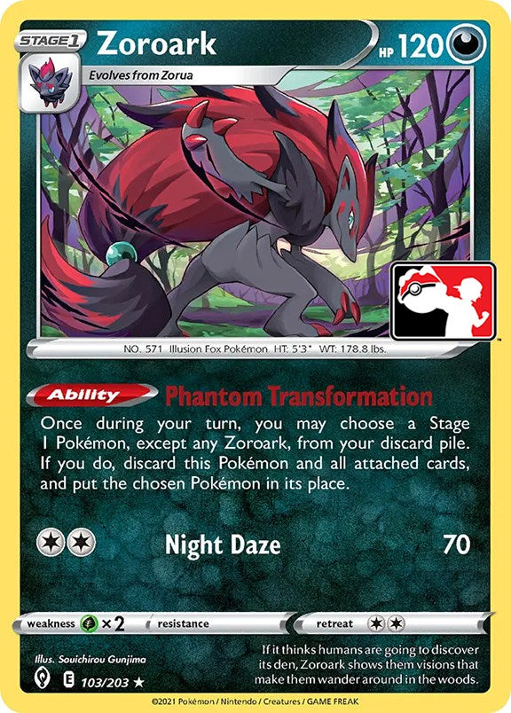 Zoroark (103/203) [Prize Pack Series One] Pokémon