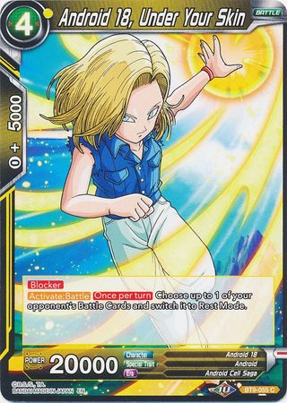 Android 18, Under Your Skin (BT9-055) [Universal Onslaught] Dragon Ball Super