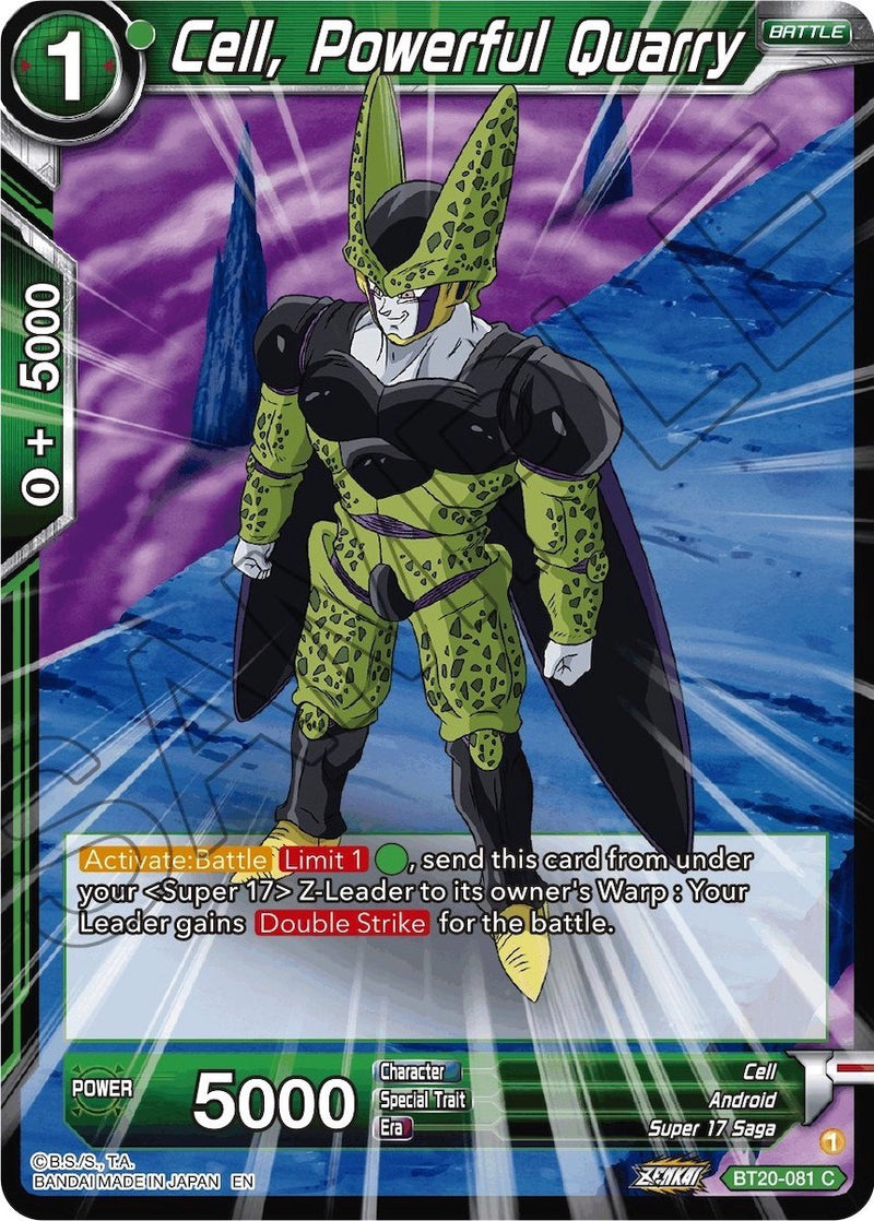 Cell, Powerful Quarry (BT20-081) [Power Absorbed] Dragon Ball Super