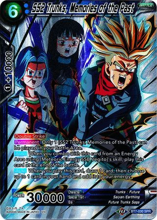 SS2 Trunks, Memories of the Past (SPR) (BT7-030) [Assault of the Saiyans] Dragon Ball Super