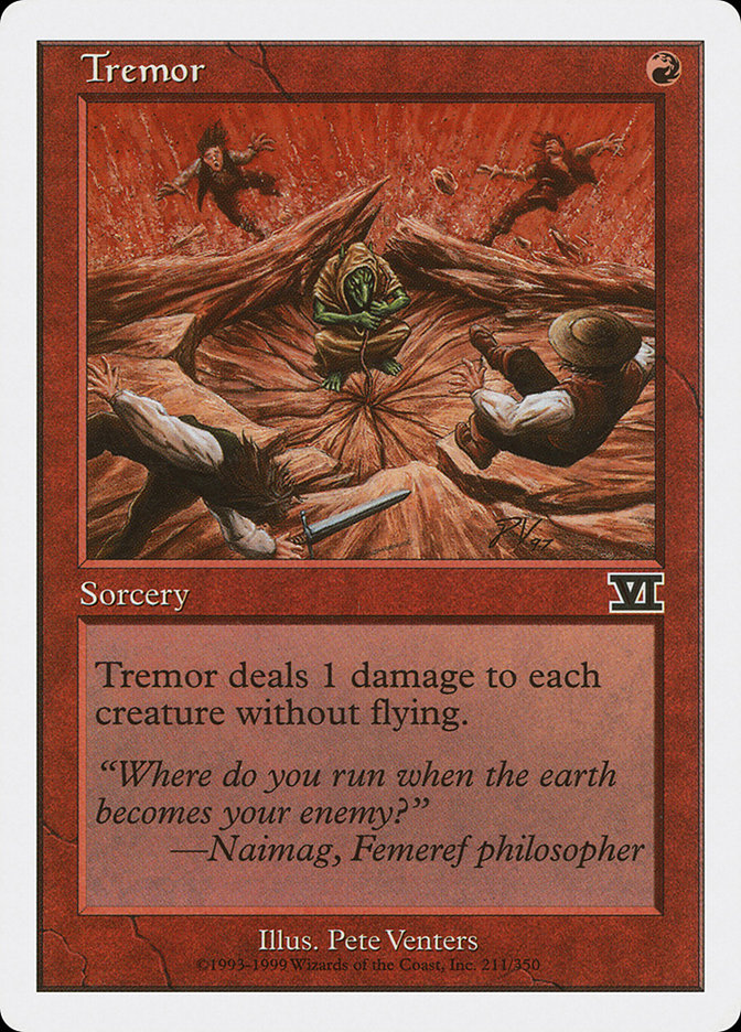 Tremor [Classic Sixth Edition] Magic: The Gathering