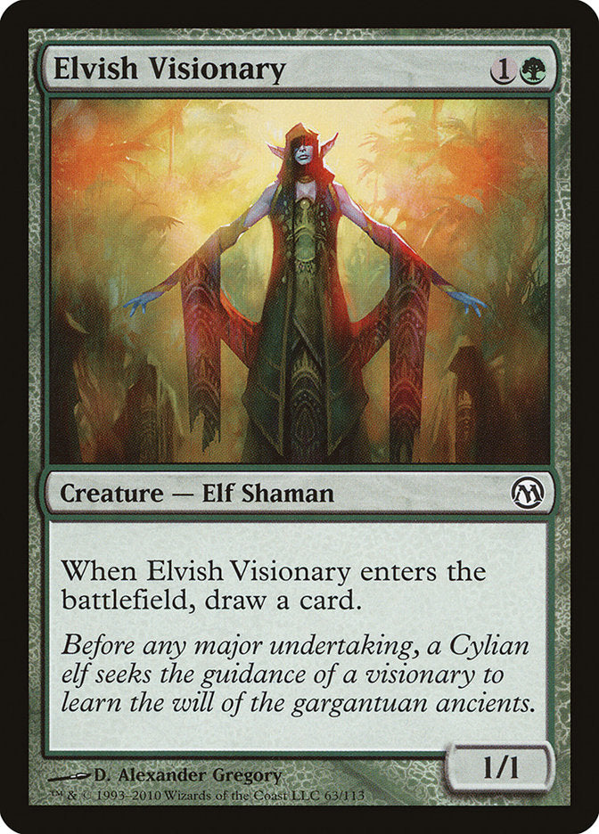 Elvish Visionary [Duels of the Planeswalkers] Magic: The Gathering