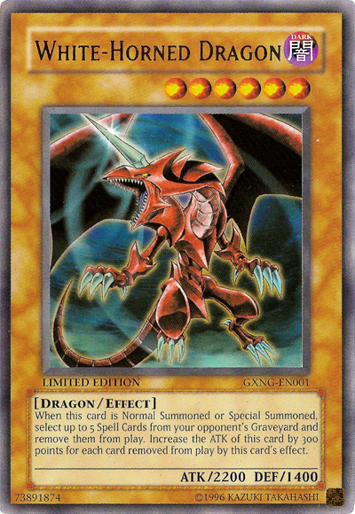 White-Horned Dragon [GXNG-EN001] Ultra Rare Yu-Gi-Oh!